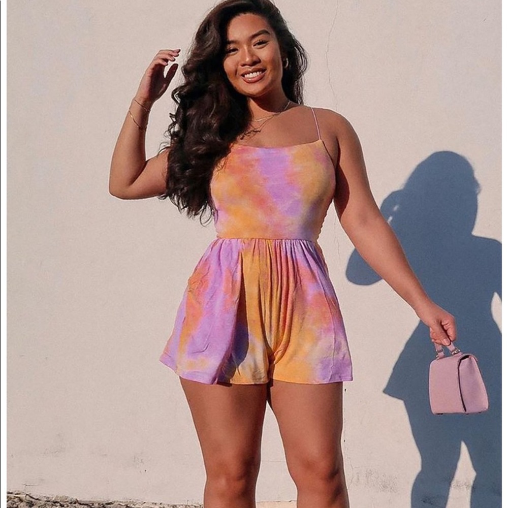 Cloud Nine Tie Dye Romper